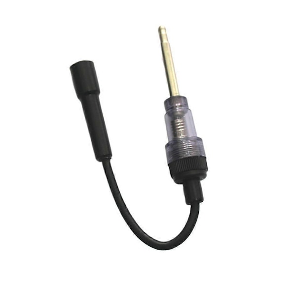 1 stk. Inline Tennplugg Motor Tennings Tester To Hull Diagnostisk Detektor Coil Tenningssystem Test (Svart)