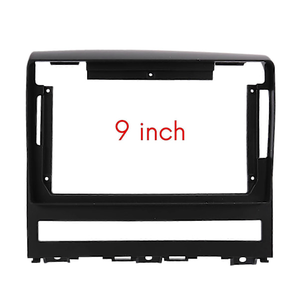 9 Tum 2 Din Bil Stereo Radio Fascia Audio Dvd Gps Mp5 Panelram Dash Adapter Monteringssats För Perla