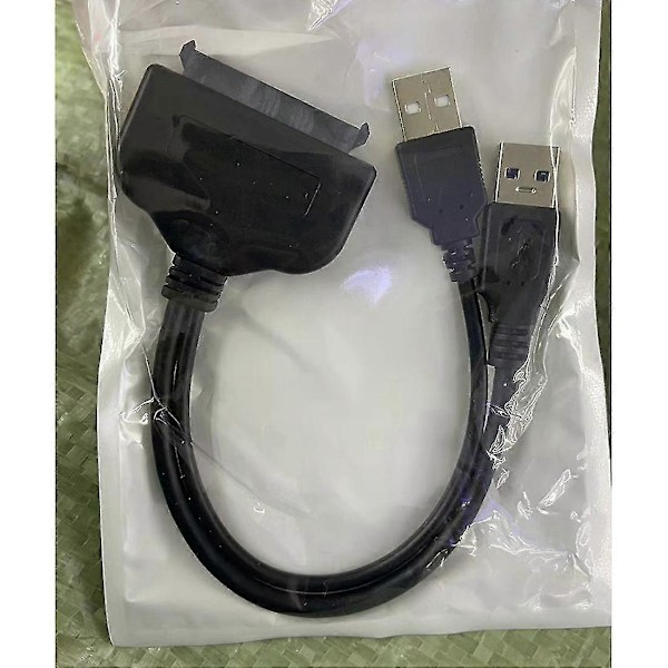 Sata Till Dubbel Usb3.0 Adapter Konverteringskablar Jms578 Adapterkabel För 2,5 Tums Sata/hdd Plug And Play