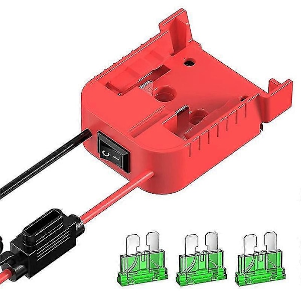 Hjladaptrar för Batteri M18, 18V Hjulbatteri Konverteringskit 12awg Kabel för RC Leksaker, Robotik