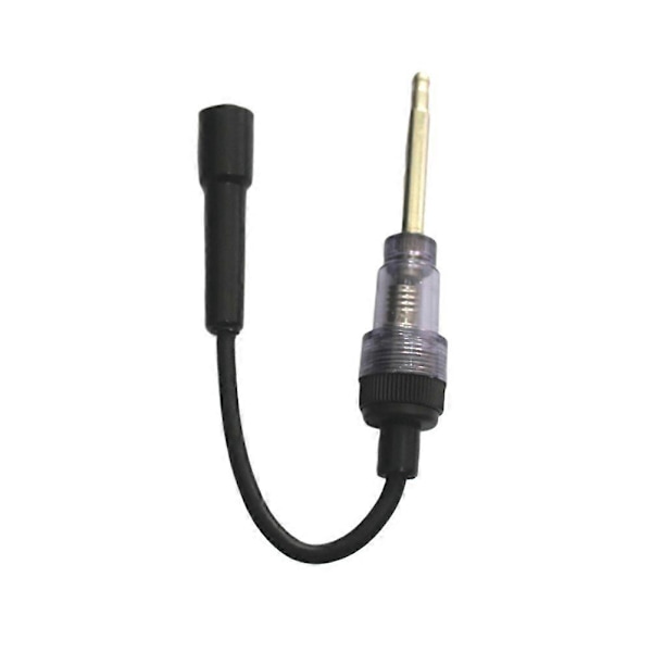 1 stk. Inline Tennplugg Motor Tennings Tester To Hull Diagnostisk Detektor Coil Tenningssystem Test (Svart)