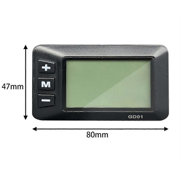 Ebike Til Jn 15a Firkantbølge Sm Med Lys Controller Gn01 Display Til 36v/48v 250w/350w Elektrisk M