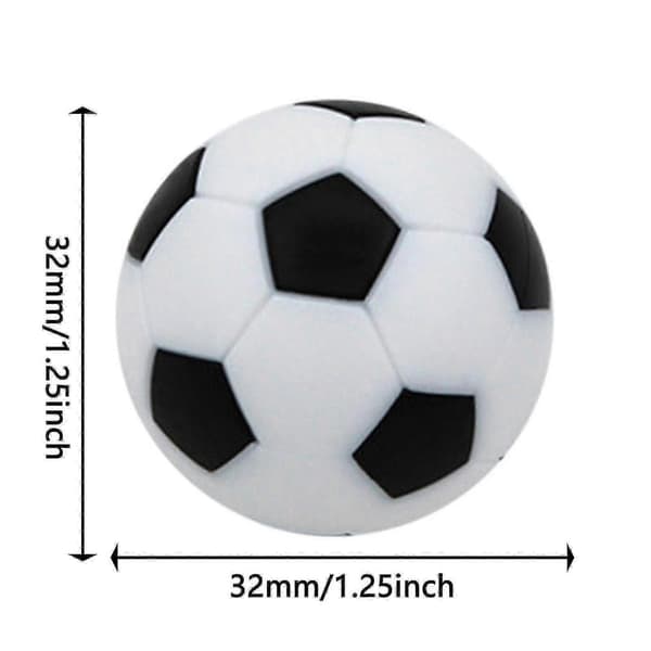 Bordfodbold 6 Stk. Bordfodboldbolde 32 mm Mini Fodboldbolde Udskiftning Til Bordfodboldspil Tilbehør