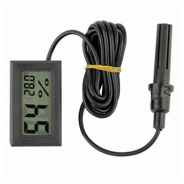 Mini Digital LCD Termometer Hygrometer Temperaturmätare Luftfuktighet Inomhus Ny