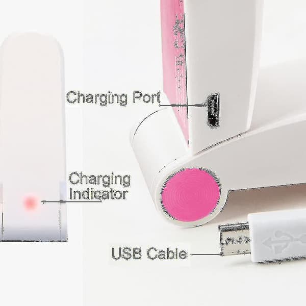 Håndventilator 1200mah, Lille Håndventilator, Usb Ventilator Mini Bærbar