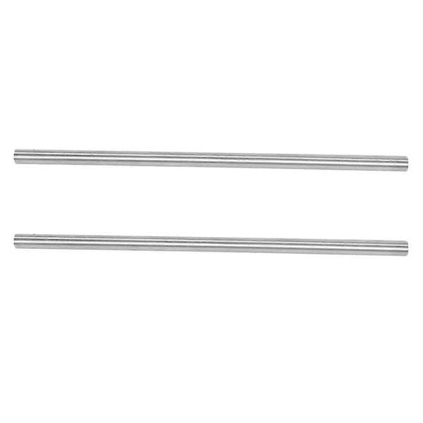2st 8mm X 200mm Stål Rundstång Svarvverktyg Grå