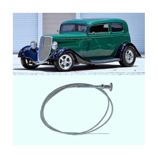 Krom Universal 1,8 m Forgasserkabel Push Pull Gasskabel For Hot Rat Rod Holley