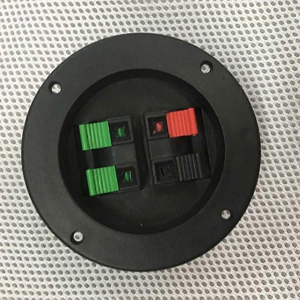2 stk. Høyttalerterminalkopp DIY 4-veis terminalbindingsposttilbehør