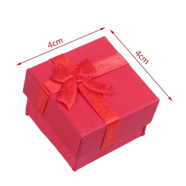 Presentask med 72 delar - Fyrkantig smyckeskrin för årsdagar, bröllop, födelsedagar, blandade färger