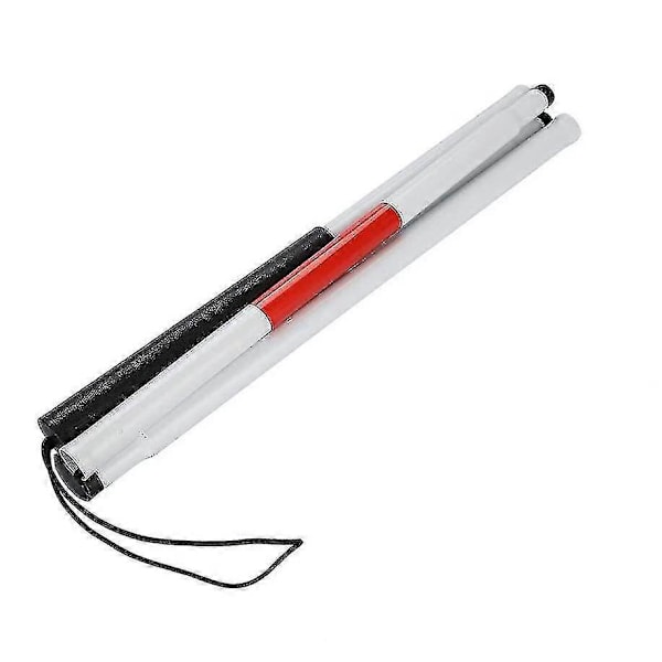 Ghyt Foldbar Stok til Blinde, 124cm 4-sektioner