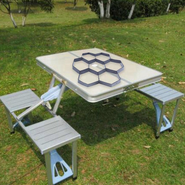 3x DIY Terrasse Gangeform Trin Sten Betonbelægning Form Genanvendelig Sti Form Havebelægning S