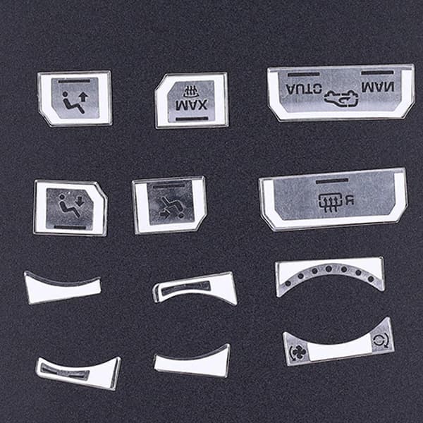 12 stk. Dash Button Klistremerke Erstatning for Land Rover Range Rover Evoque 2012?2018