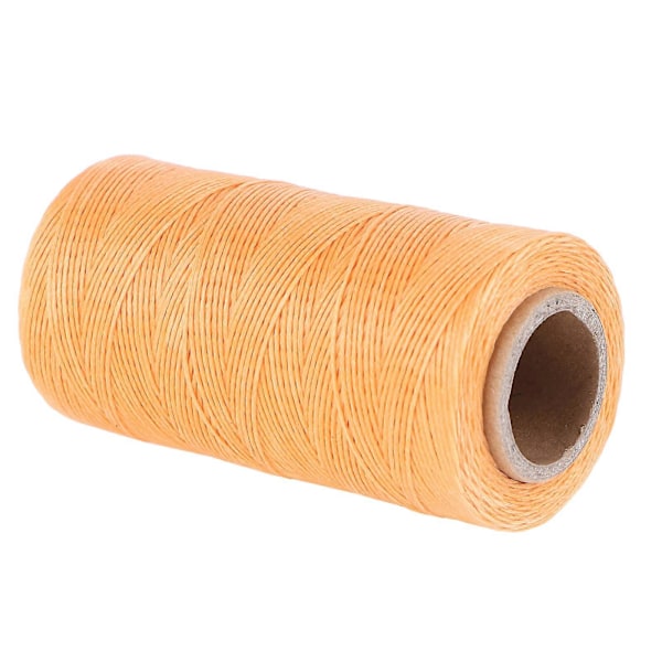 150D 0.8mm Vaxad Tråd för Lädersömnad Handsömnadssnöre Hantverk DIY Läderverktyg Sömnadshantverk Läder Special Flat Vaxad lina (260m)