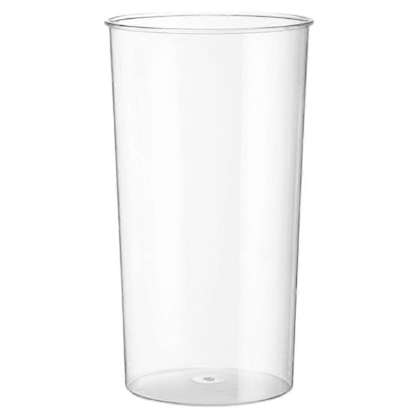 Blomsterarrangemang Plast Hink Väckande Blomvas Transparent Blomhink Cylinder Blomkruka