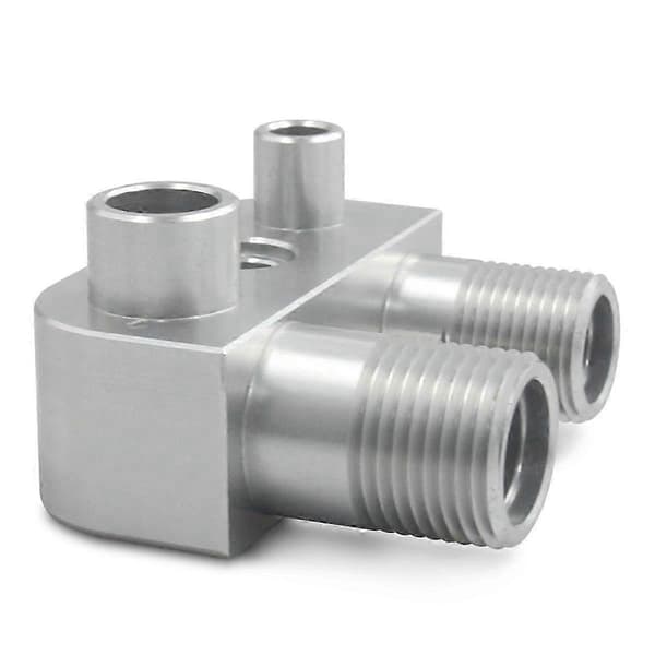 For LSX LS3 Motorbytte Konvertering A/C Linje Kompressor Adapter Fitting, AC Kompressor Aluminium Adap s2024121229
