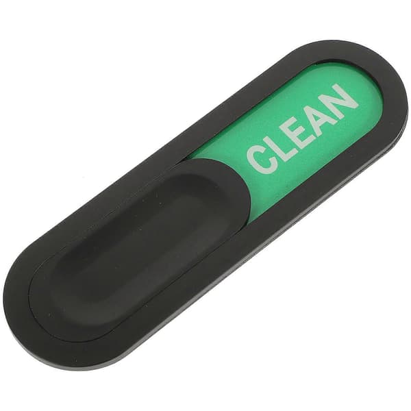Diskmaskinsmagnet Oval Ren Smutsig Skylt Magnetisk Repfri Glidande Indikator