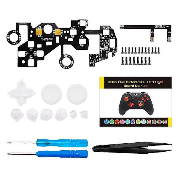 Otte Farver LED Lyspanel til One S Controller Tilbehør Ingen Lodning Nødvendig til One S Joystick