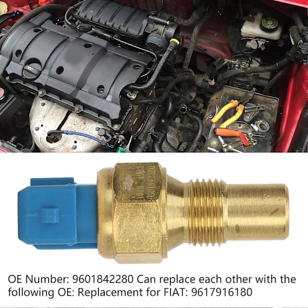 Kølevæsketemperatursensor 9617916180 Nøjagtig motor kølevæsketemperatursensor erstatning for PEUGEOT PARTNER Combispace