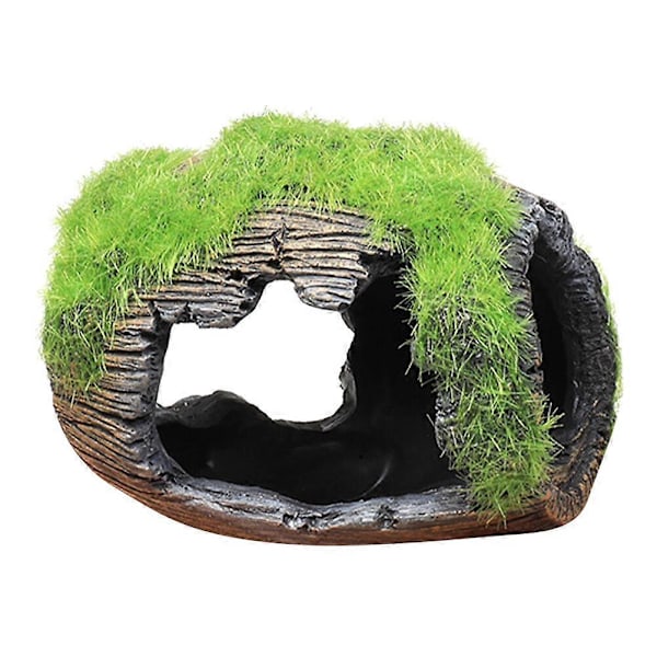 Akvarium Rejehus Fisk Rejehabitat med Mosindretning Akvarium Ornament Akvarietilbehør
