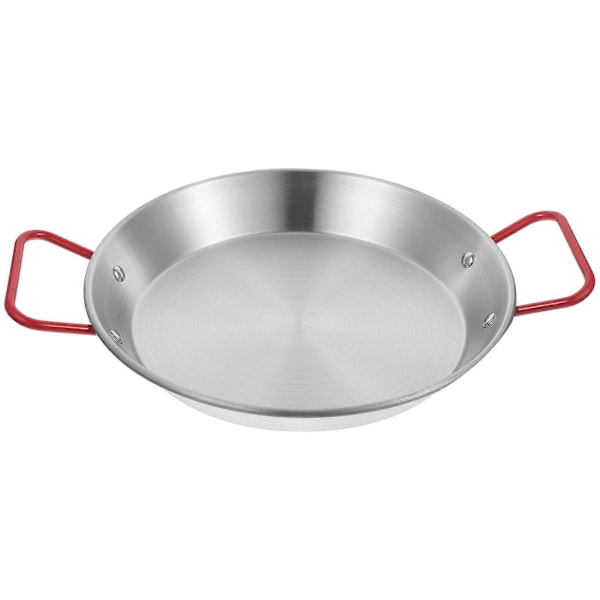 Ruostumattomasta teräksestä valmistettu paistinpannu, käytännöllinen paistetun kanan ja spagetin pannu, keittiöväline kotiin ja ravintolaan (20cm)