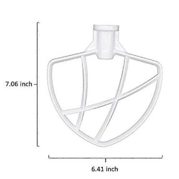 Belagt flat visp bakeverktøy erstatning for Kitchenaid 6 Quart Bowl-lift kjøkkenmaskin
