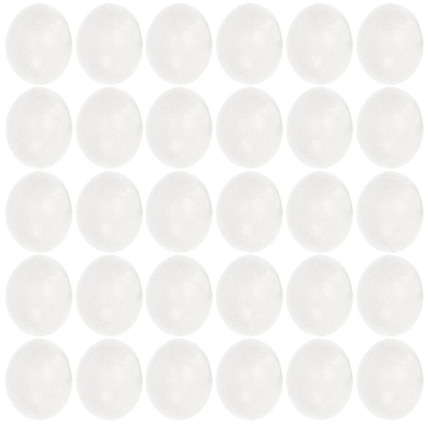 30 st Imitation Ägg Påsk DIY Handmålade Ägg Dekor Äggmodeller för Barn
