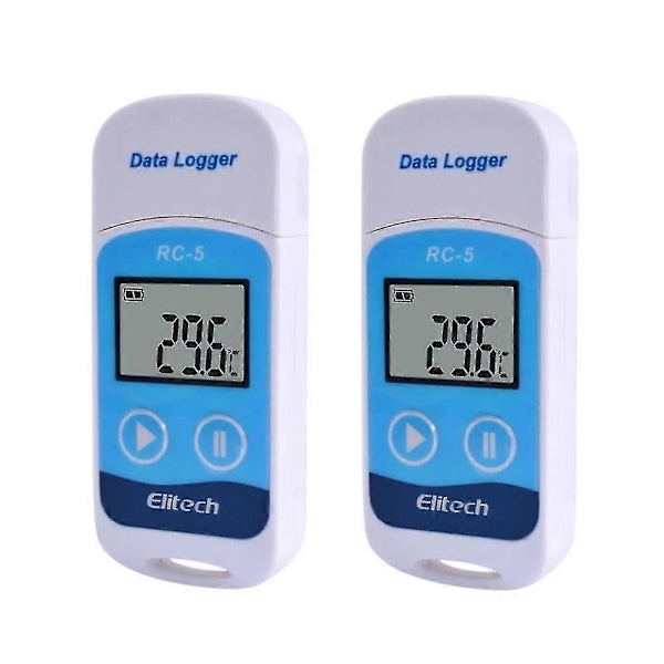 RC-5 Högprecisions Digital USB Temperatur Datalogger för Lagerförvaring Kyld Transport Lab