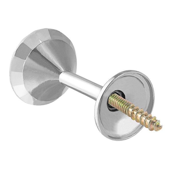 Foxnovo 2 st Diamant Gardin Draperi Uppbindningar Dörr Vägg Tofs Krokar (Silver)