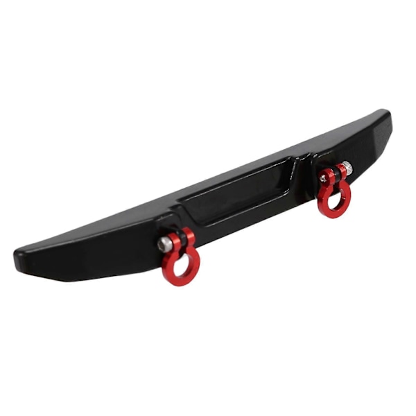 Metall Bakre Støtfanger Med Slepekrok For Axial Scx24 Axi00005 1/24 Rc Crawler Bil Oppgraderingsdeler, svart