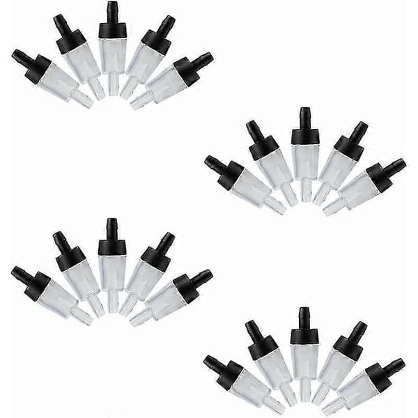 Akvarium Luftpump Backventiler 40 Stycken Akvarium Envägs Backventiler Akvarium Backventil Envägs Plastbackventil