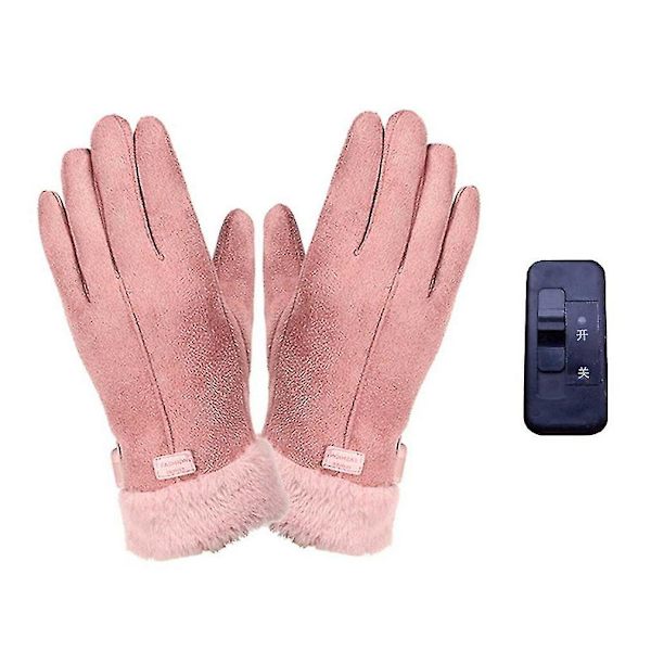USB Uppvärmda Handskar Dam Vinter Varma Handskar Elcykelhandskar Utomhus Ridning Elektriska Uppvärmda Handskar B