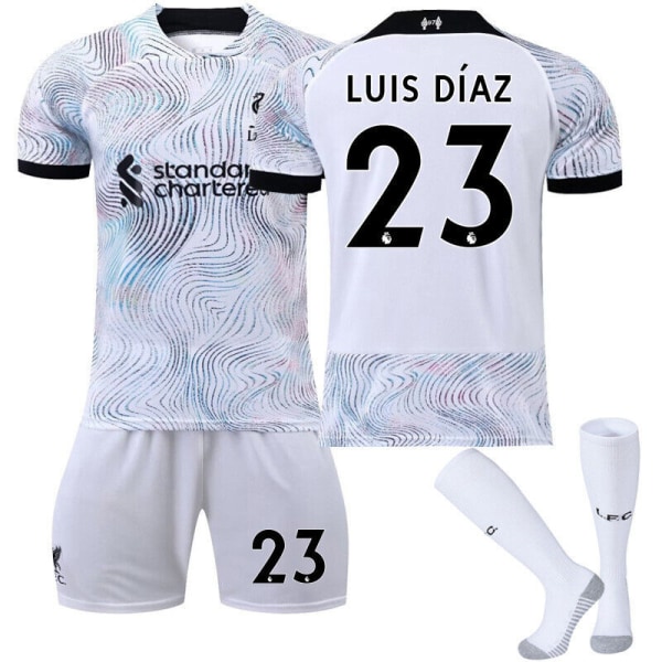 22-23 Liverpool Away Kit för vuxna och barn NO.23 LUIS DIAZ 26