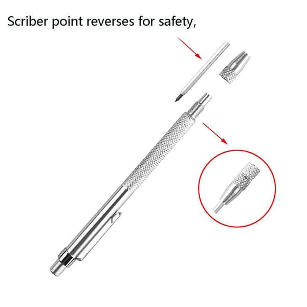 Scriber Magnetisk Portabel Aluminium Volframkarbid Scriber för Glas