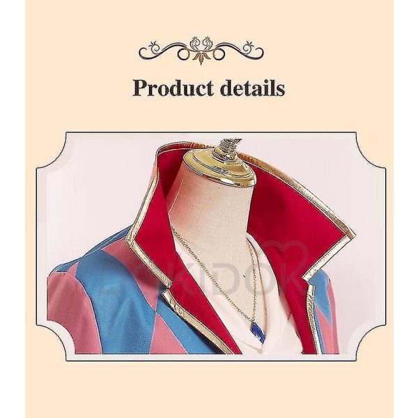 Snabb leverans Moive Det levande slottet Howl Cosplay Kostym Det levande slottet Costume S