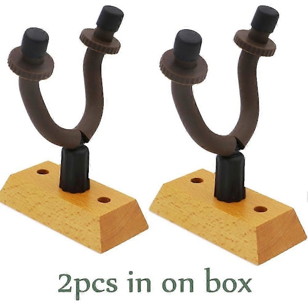Gitarr Vägghängare, gitarr Väggfäste 2-pack, gitarrhängare för roterbar, gitarrställ, gitarrhållare A