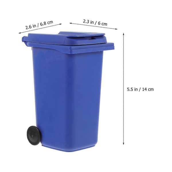 Multifunksjonell Mini Søppelbøtte for Skrivebord, Kontorbord Søppelbøtte