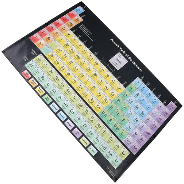 1 stk Periodisk System av Elementene Plakat Veggkunst Maleri Dekorativt Bilde