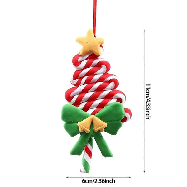 Juletrepynt Ornament Myk Leire Lollipop A