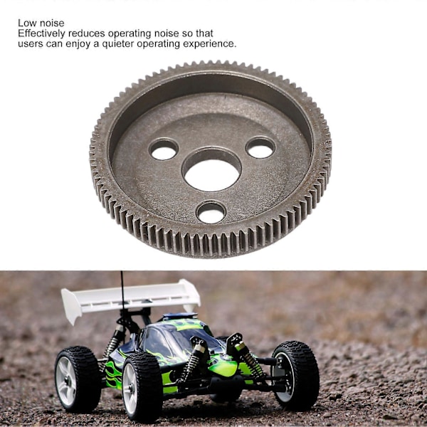 Spur Gear Metall Effektiv Overføring Lavt Støy 86T 21T 19T Pinjonger Gir Oppgraderingsdel for TRAXXAS 1/10 Slash 2WD RC Bil