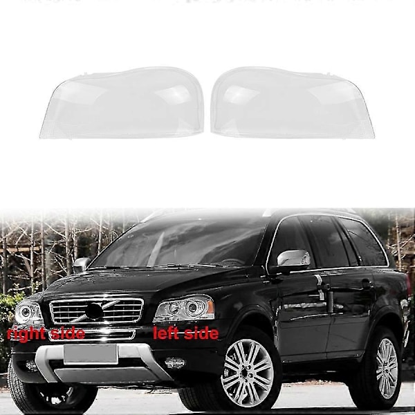For Volvo XC90 2004-2013 Høyre Frontlykt Skall Lampeskjerm Transparent Linse Deksel Frontlykt Deksel