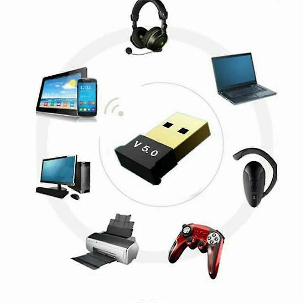 USB Tann 5.0 Adapter Trådløs Le Mottaker O Sender For PC Datamaskin Laptop Øretelefon