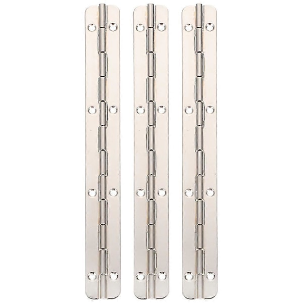 3 stk. Sammenleggbare kontinuerlige hengsler 180 graders pianohengsler Lange hengsler for skap, treboks