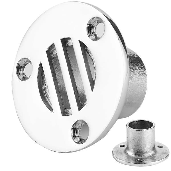 Rustfrit stål gulvafløb Rustfrit stål 316 hardwaretilbehør til båd Yacht 25 mm (1 tomme)