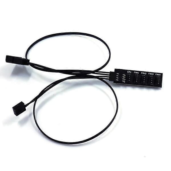 1 til 5 4Pin TX4 PWM Computer CPU Køleblæser Hub Splitter Adapter Dockingstation