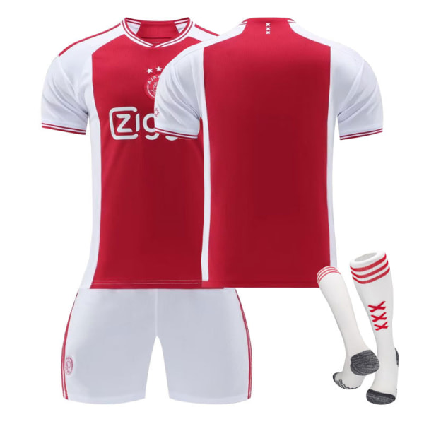 23-24 Ajax tröja hemmasport träningsdräkt fotbollsuniform no number 18