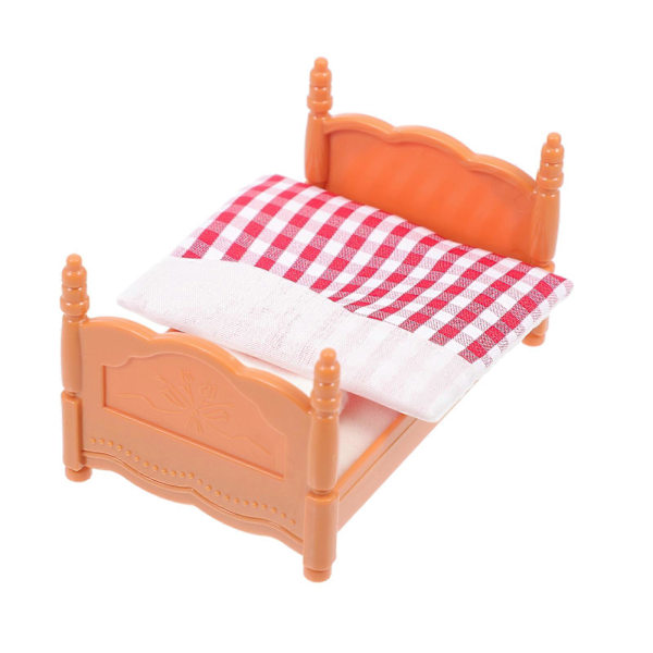 1 Setti DIY Mini Talo Mini Sänky Mini Huonekalukoriste Olohuoneen Näyttämöasettelu Sisustus