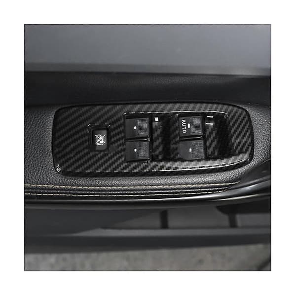 För Road Shaker Dörrfönsterhiss Panel Kolfiber Dörrfönster Strömbrytare Skydd Trim