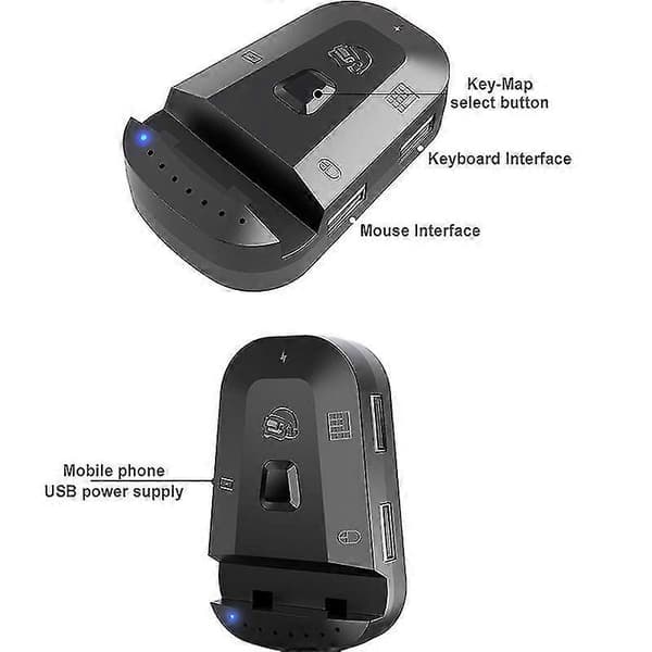 Pubg Mobile Gamepad Controller Usb Gaming Tangentbord Mus Konverterare För Ios 13.4 Android Till Pc Bluet