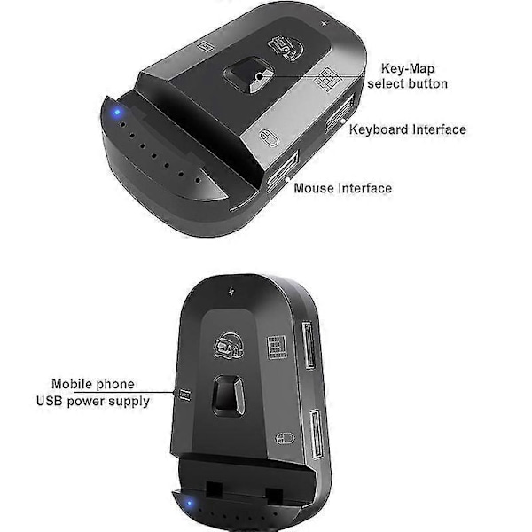 Pubg Mobile Gamepad Controller Usb Gaming Tastatur Mus Konverter Til Ios 13.4 Android Til Pc Bluet