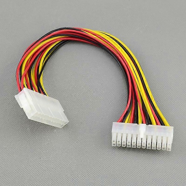 24-nastainen uros - 24-nastainen naaras PC PSU virtalähde ATX jatkokaapelin liitin